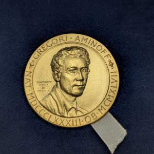 a photo of an award