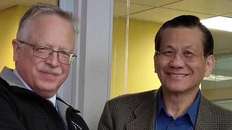 Photo (left-right): Thomas Morgan and C.S. Wuu