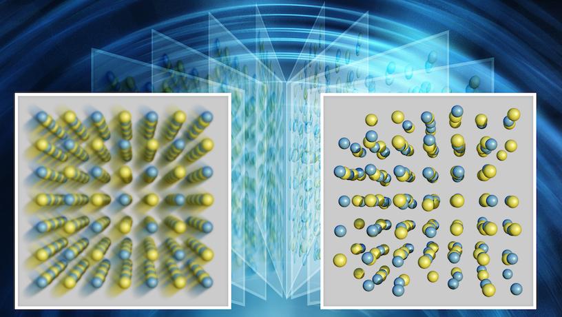 The atomic structure of GeTe at slow shutter speeds and fast shutter speeds