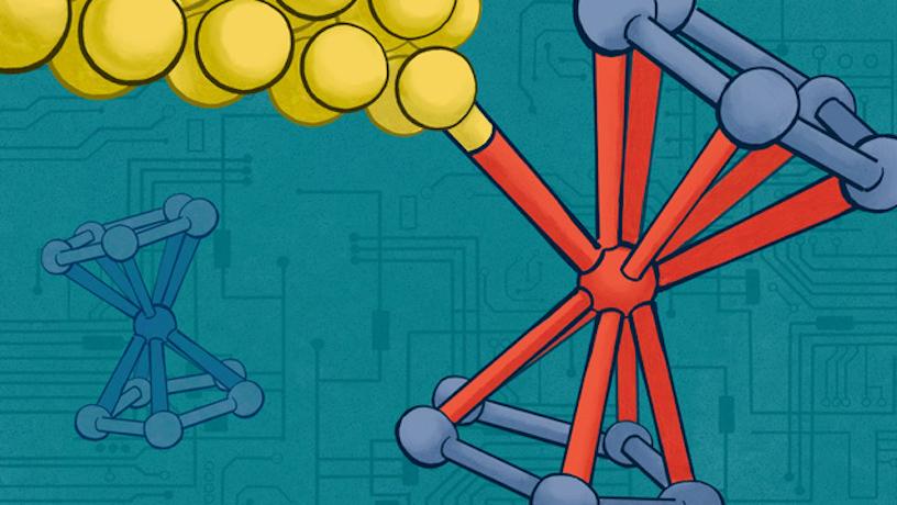 Illustration of molecules