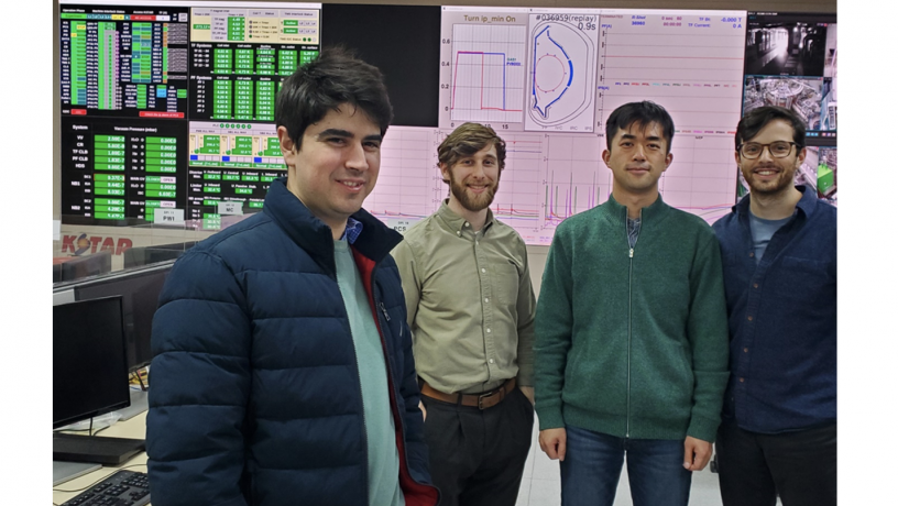a group of people in a lab