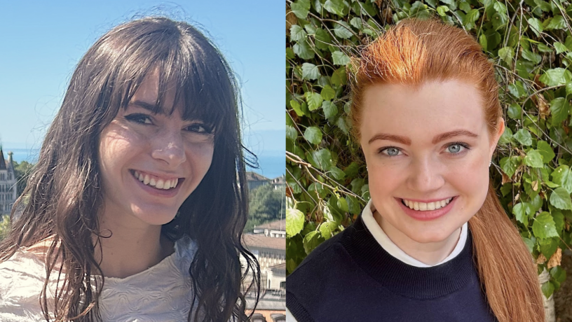 two images of two different women