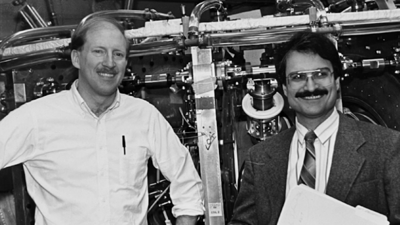 Two men in a lab