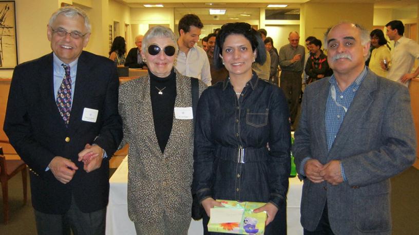Professor Aron Pinczuk, Dr. Jane Faggen, Dr. Monica Chahal, and Professor I.C. Noyan