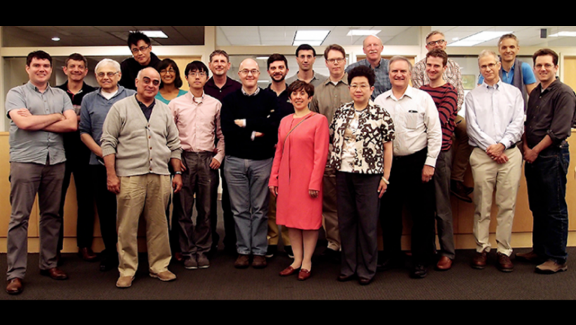 APAM Faculty Photo 2015 (left to right) front row: Kyle Mandli, Aron Pinczuk, I.C. Noyan, Nanfang Yu, Lorenzo Polvani, Katayun Barmak, Siu-Wai Chan. Gerald Navratil, Andrew Cole, Michael Weinstein, Adam Sobel back row: Daniel Bienstock, James Im, Latha Venkataraman, Irving Herman, Francesco Volpe. Chris Marianiett, Michael Tippett, Michael Mauel Simon Billinge, Guillaume Bal