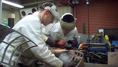 Students in the Plasma Physics Lab